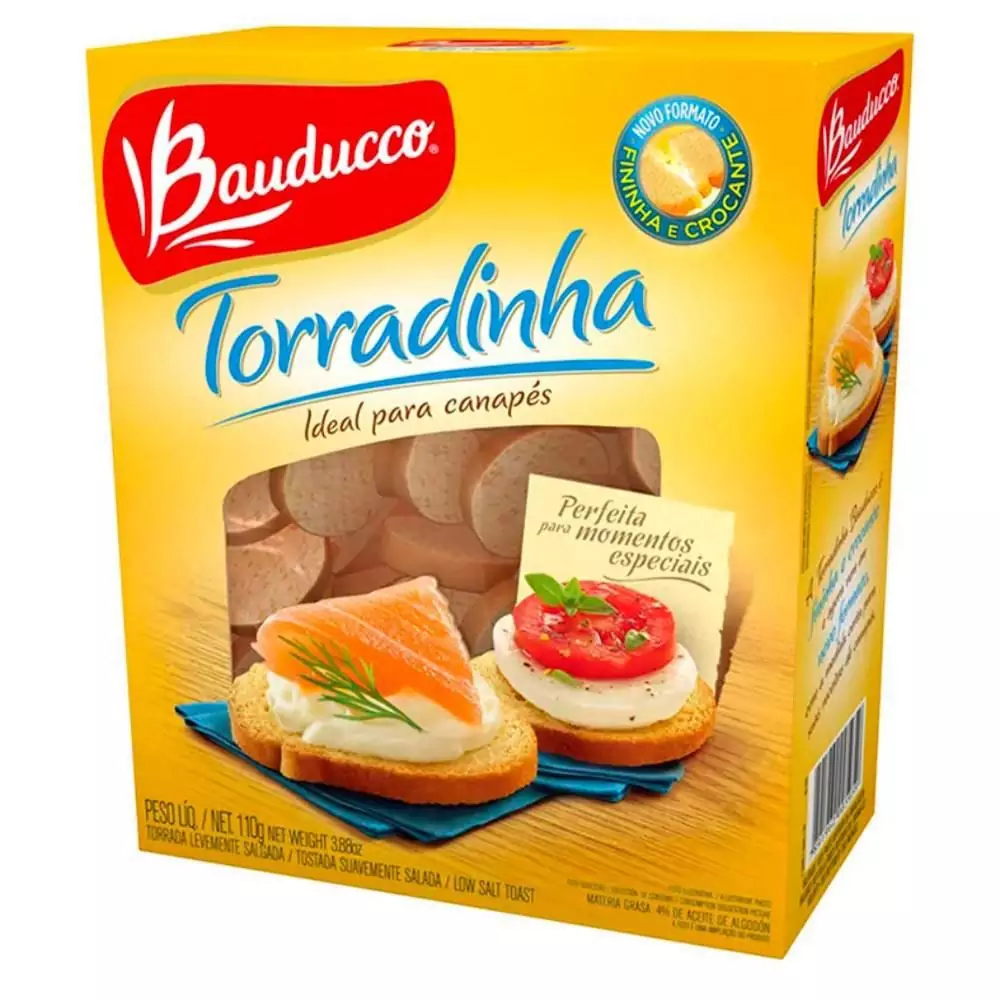 Torrada Bauducco Aperitivo Canape 110g