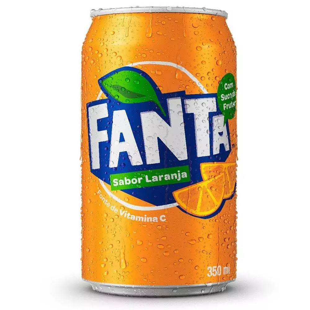  Refrig Fanta Laranja Lata 350ml