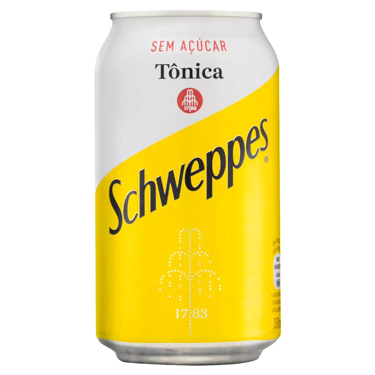 Agua Tônica Schweppes S/Açucar Lata 350ml