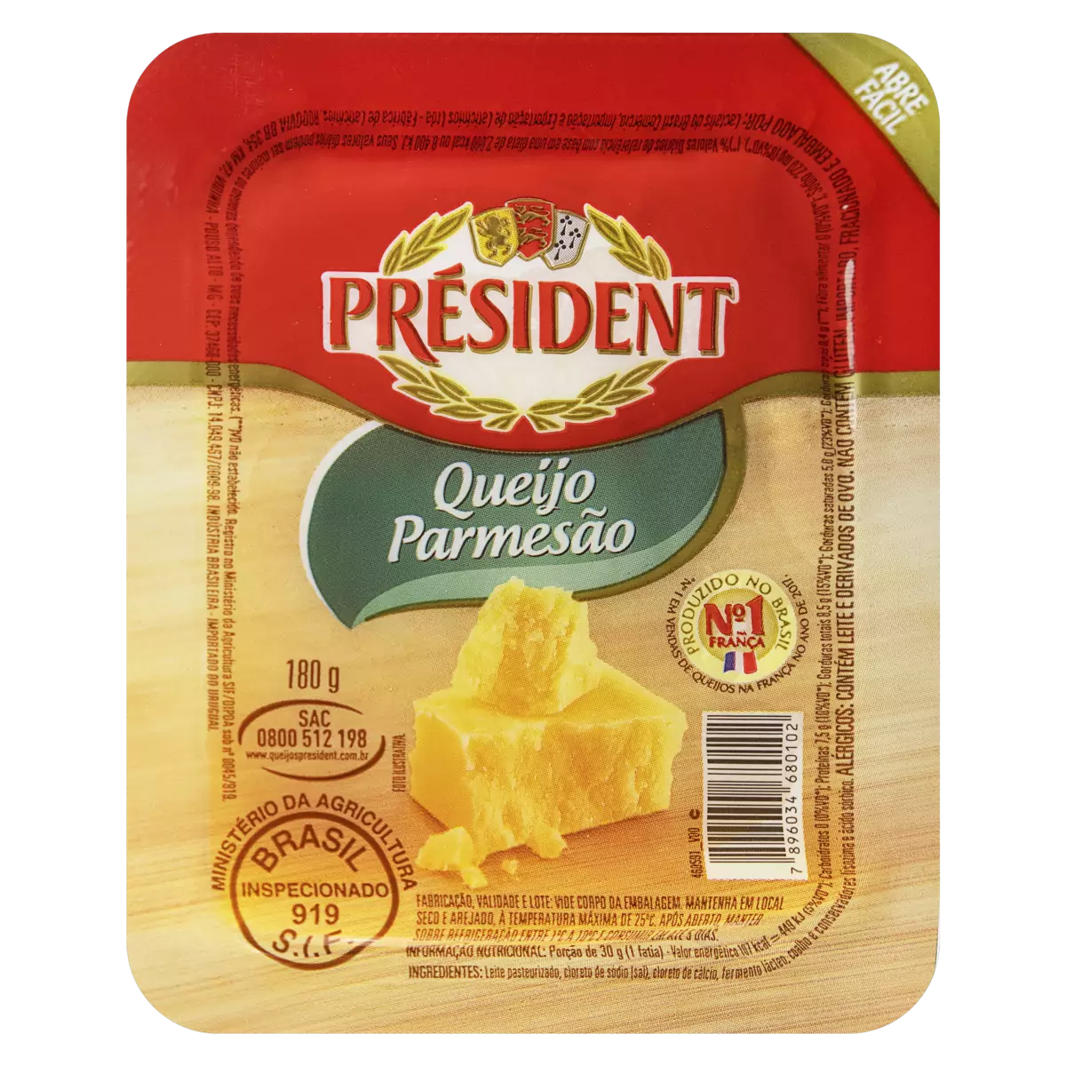 Queijo Parmesão President 180g