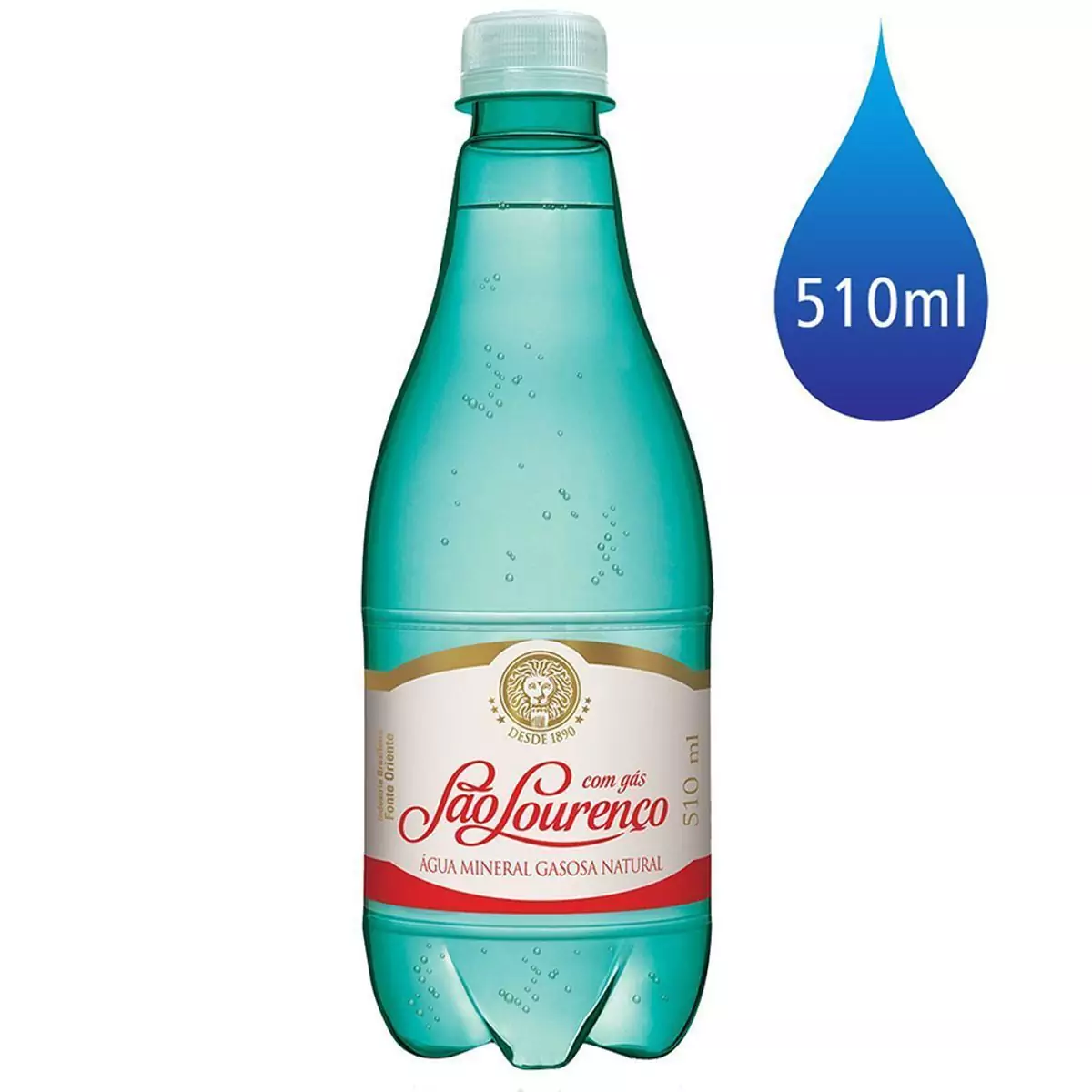 Agua Mineral São Lourenco C/Gas 510ml