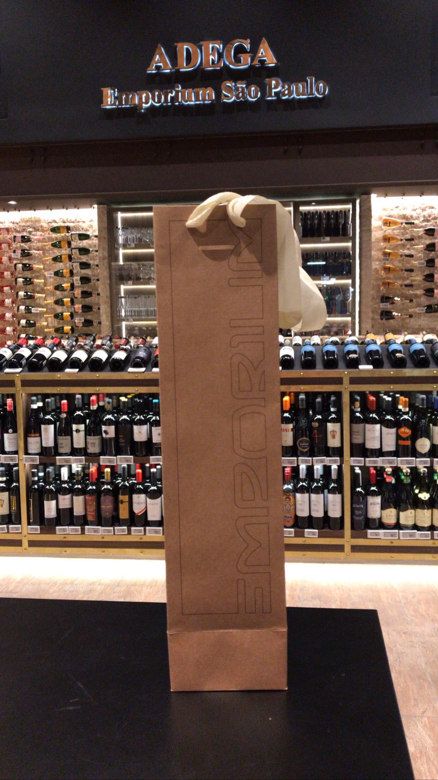 Sacola Emp Sp  P/ 1 Garrafa 100x100x400mm