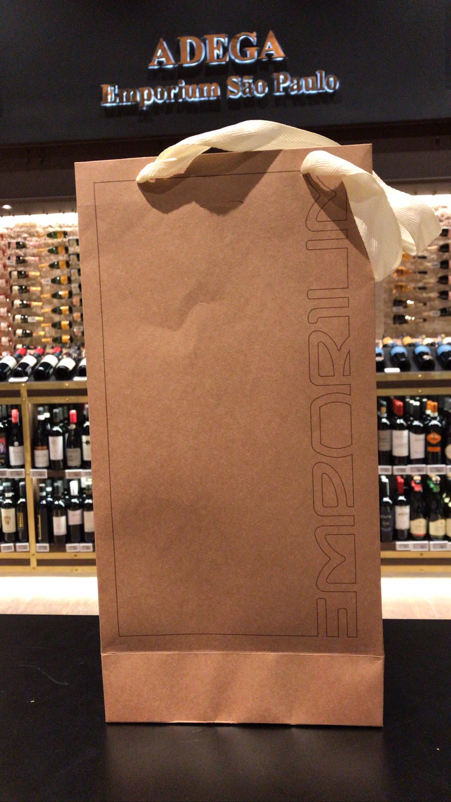 Sacola Emp Sp  P/ 2 Garrafas 200x100x400mm