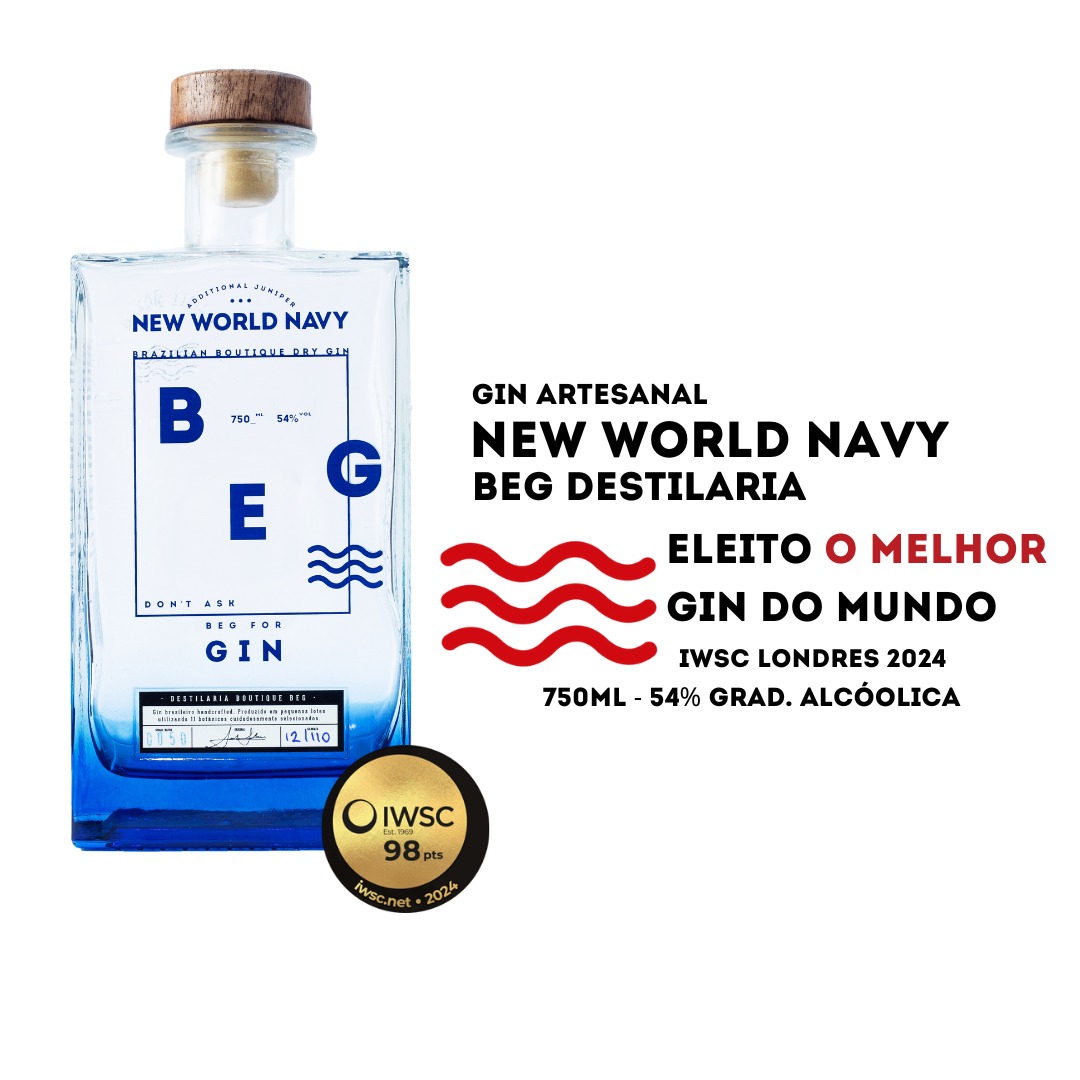 Gin Nacional Beg New World Navy 750ml