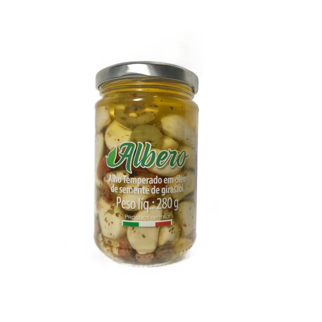 ALHO MARINADO ALBERO 190g