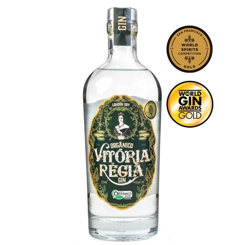 Gin Nacional Vitoria Regia Orgânico 750ml