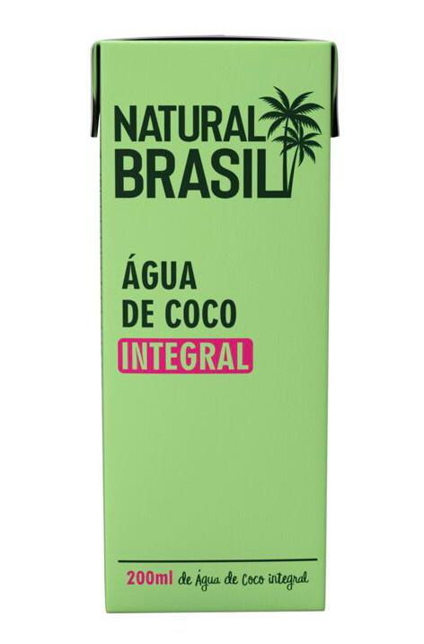 Agua Coco Integral Natural Brasil 200ml