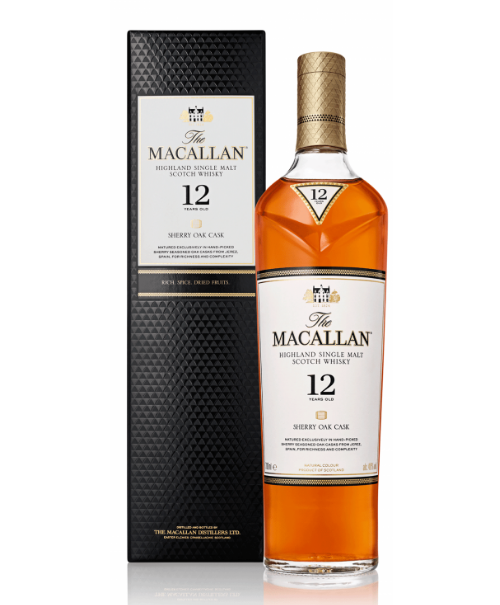 Whisky Escocês Macallan Sherry Oak 12 Anos 700ml
