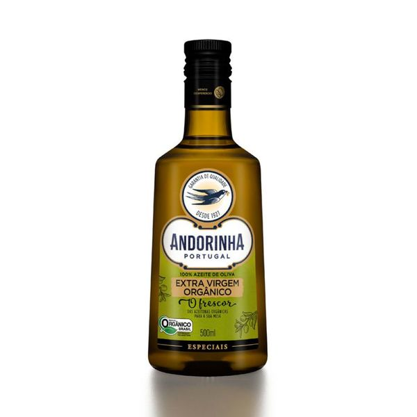 Azeite Extra Virgem Andorinha Orgânico Vidro 500ml 