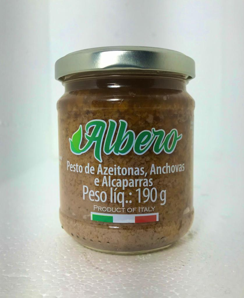 Tapenade De Azeitona Com Anchova E Alcaparras Albero 190g