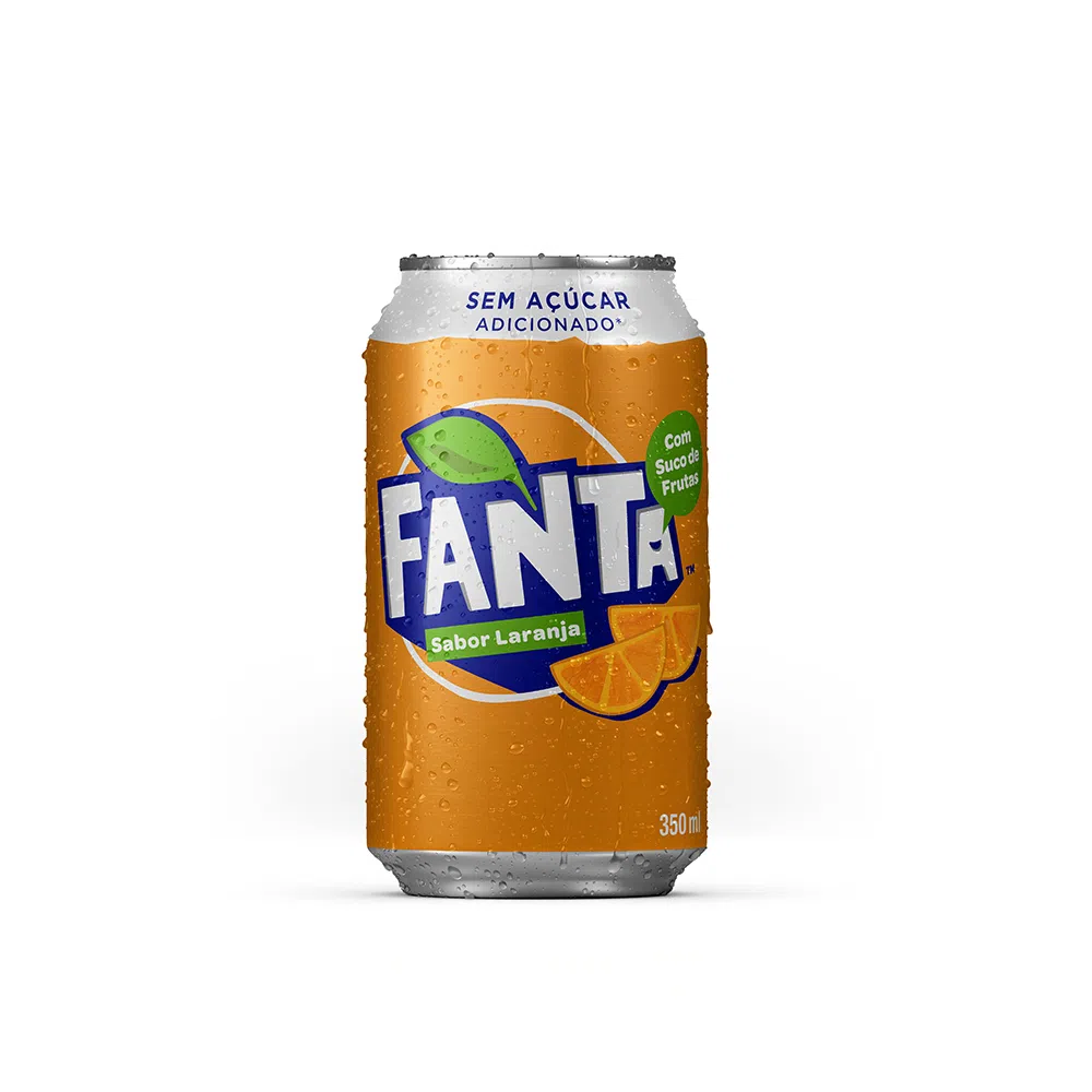  Refrig Fanta Laranja Zero Lata 350ml