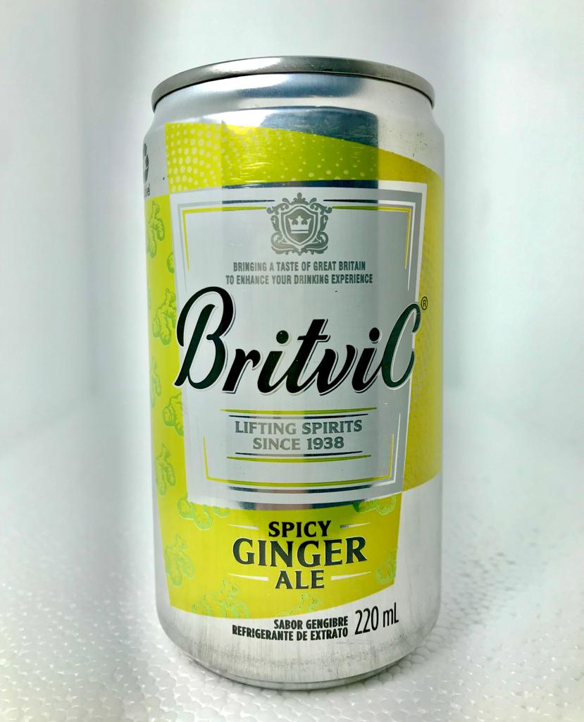 Agua Tônica Britvic Indian Ginger Ale Lata 220ml