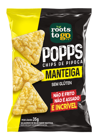 Chips Pipoca Roots To Go Manteiga 35g