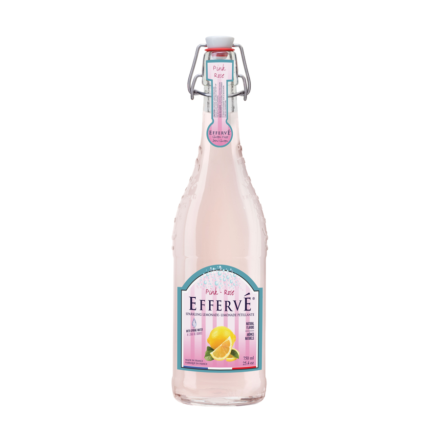 Efferve Limonada Rosa Orgânica Vidro 750ml