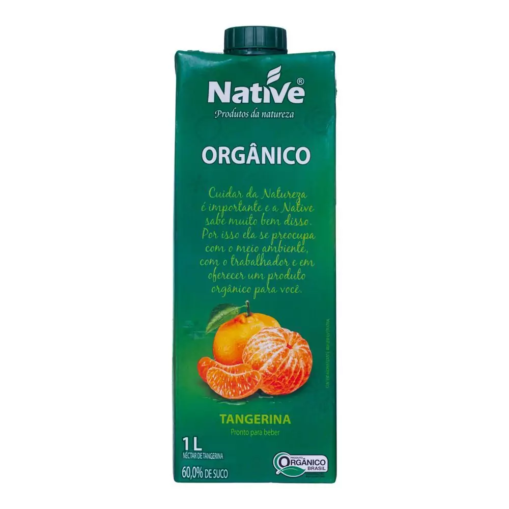 Suco Native Orgânico Tangerina 1 Lto