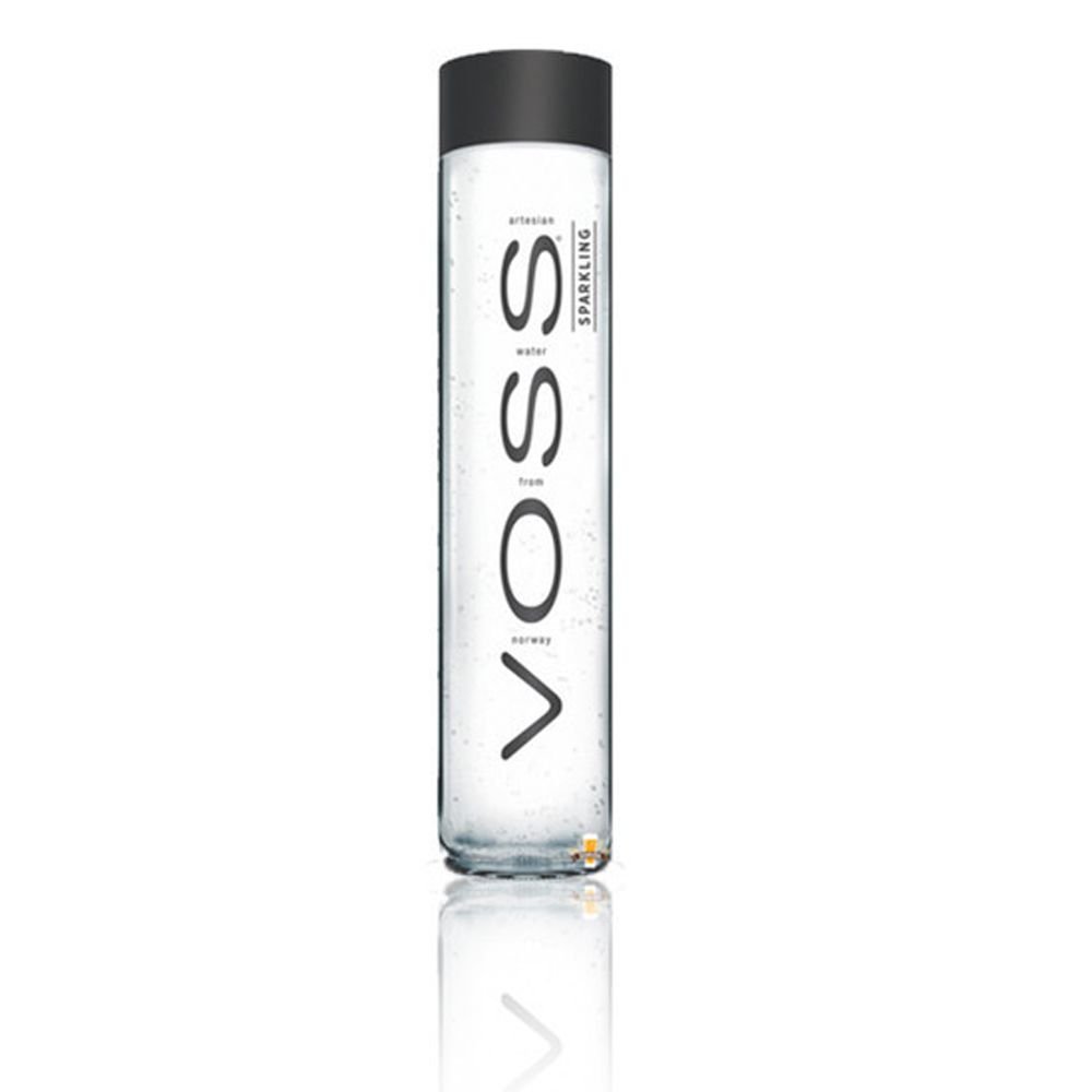 Agua Mineral Voss C/Gas - Vidro - 375ml