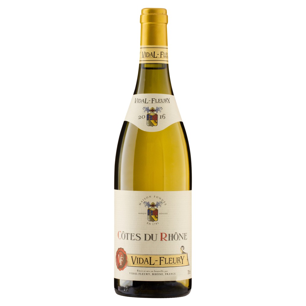 França Branco Vidal Fleury Cotes Du Rhone 750ml