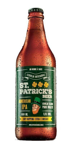 Cerveja St Patricks Am Ipa Gfa 355ml