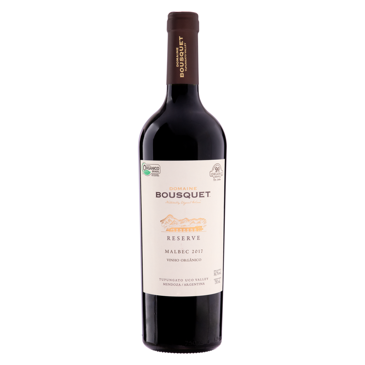 Argentino Orgân. Tinto Domaine Bousquet Reserva Malbec - 750ml